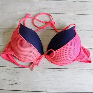 C Apparel Women's Bikini Swimsuit Top Size XL Pink